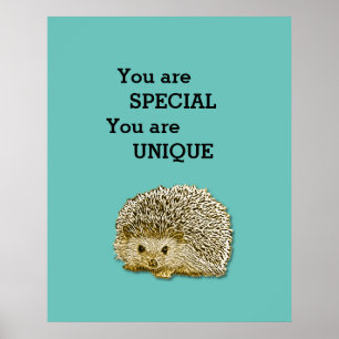Anpassade Cute Animal Nursery Poster