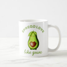 Anpassade Cute Avocado, handdragen originalkonst