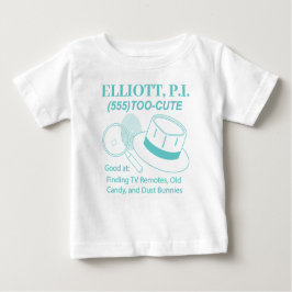 Anpassade Cute Baby P.I. T Shirt