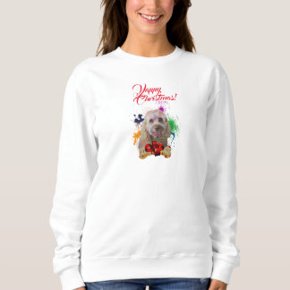 Anpassade Cute British Bulldog Yappy jul T Shirt