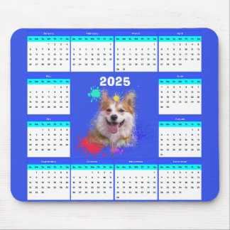 Anpassade Cute Corgi Hund Calendar Musmatta