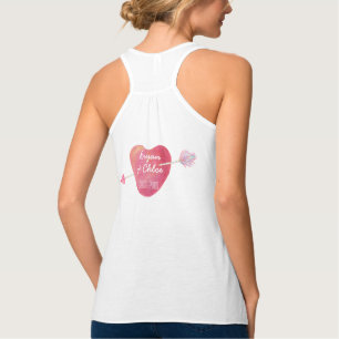 💘 anpassade Cute Cupid Kärlek-namn, År Linne Med Racerback