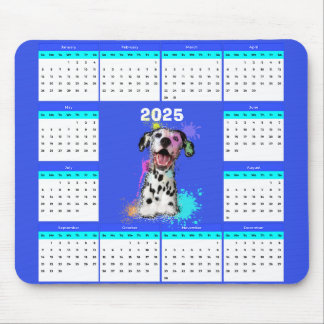 Anpassade Cute Dalmatian Hund Calendar Musmatta