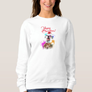 Anpassade Cute Dalmatian Hund Yappy jul T Shirt
