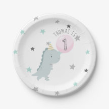 Anpassade Cute Dinosaur Birthday