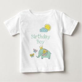 Anpassade Cute Elephant och Butterflies T Shirt