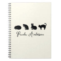 Anpassade Cute Funny Black Cat