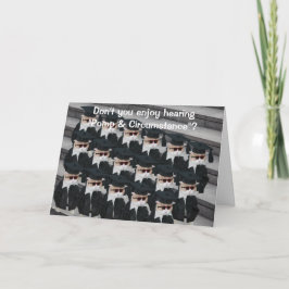 Anpassade Cute/Funny Cat Studenten Kort