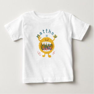 Anpassade Cute Gult Monster T Shirt