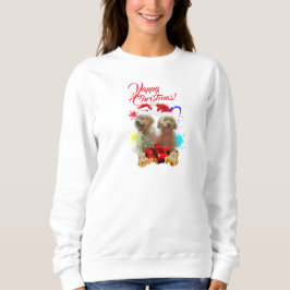 Anpassade Cute Labrador Puppies Yappy jul T Shirt