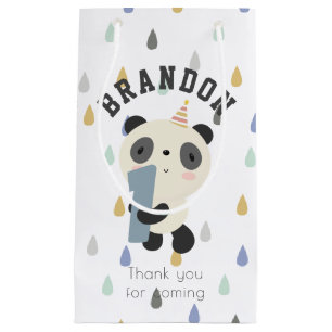 Anpassade Cute Panda Första födelsedag