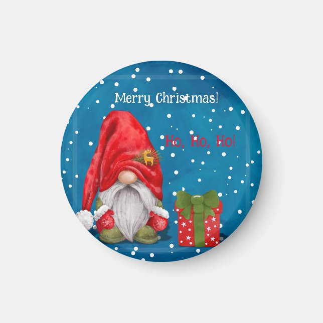 Anpassade Cute Pappa jul Magnet (Framsidan)