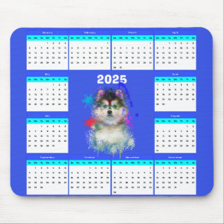 Anpassade Cute Pomsky Hund Calendar Musmatta