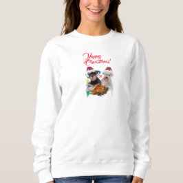 Anpassade Cute Schnauzer Hund Yappy jul T Shirt