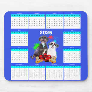 Anpassade Cute Shih Tzu Hund Calendar Musmatta