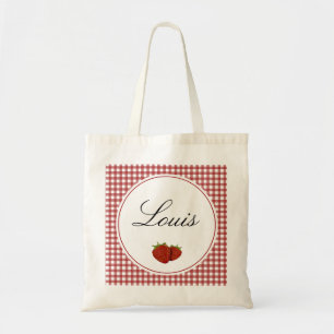 Anpassade Cute Strawberry Tygkasse