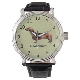Anpassade Dachshund Hund Wrist Watch Armbandsur