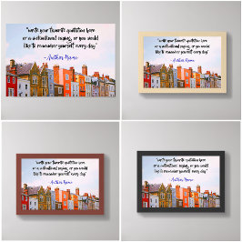 Anpassade dagliga citat / Skapa ditt eget citat  Poster