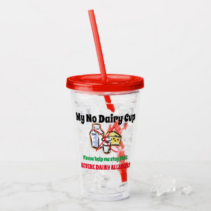 Anpassade Dairy Food Allergy Kopp Take Away Mugg
