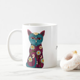 Anpassade Daisy Cat Mugg