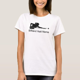 Anpassade damer biljardhall T-tröjor T Shirt