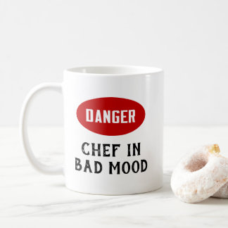 Anpassade Danger Chef i felaktigt läge Kaffemugg
