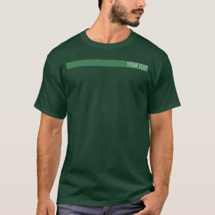 Anpassade Deep Forest Grönt Manar Modern T Shirt