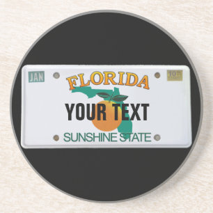 (Anpassade) den Florida registreringsskylten Underlägg