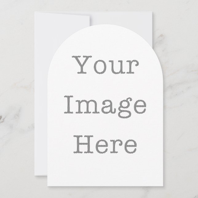 Anpassade Die-Cut-inbjudningar – Unika Former Kort (Framsida)