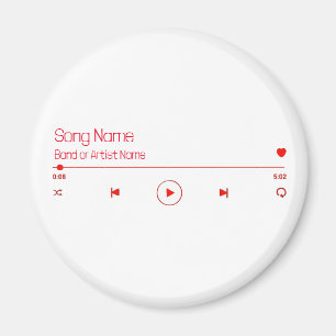 Anpassade din favoritmusik magnet