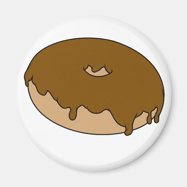 Anpassade din favoritringbössa magnet (Framsidan)