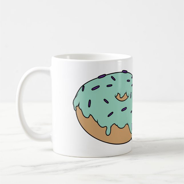 Anpassade din favoritringbössa med sprinkler kaffemugg (Vänster)