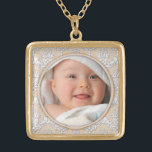 Anpassade ditt fotohalsband guldpläterat halsband<br><div class="desc">Ccustomizable ditt fotohalsband</div>