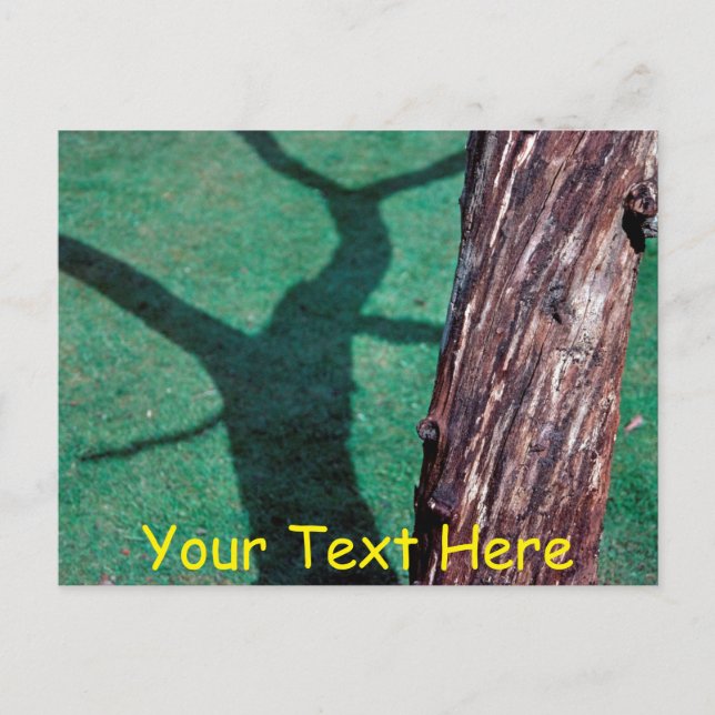Anpassade död träd vykort (Framsida)