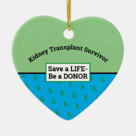 Anpassade Donation av transplantat Julgransprydnad Keramik