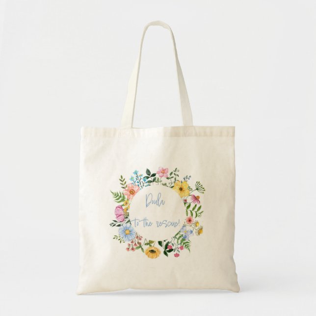 Anpassade Doula Tote Bag Tygkasse (Framsidan)