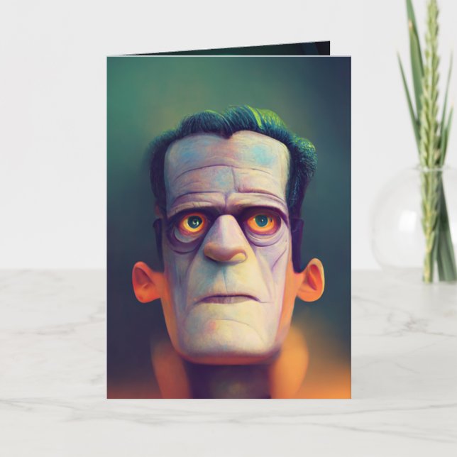 Anpassade dr Frankensteins monsterkort Kort (Framsida)
