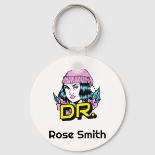 Anpassade Dr PhD Doktor Studenten Gift Nyckelring