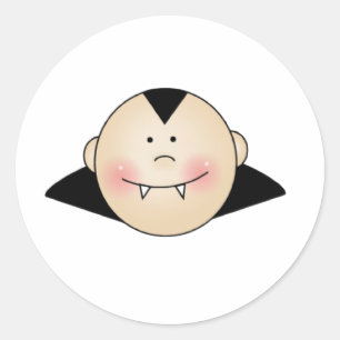 Anpassade Dracula Runt Klistermärke