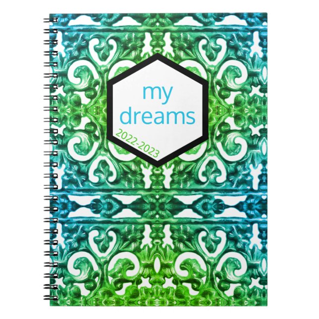 Anpassade Dream Diary Notebook Anteckningsbok (Framsidan)