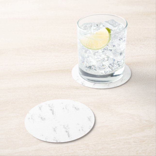 Anpassade Drinkunderlägg | Märkt Pappersdesign Underlägg Papper Rund (Insitu)
