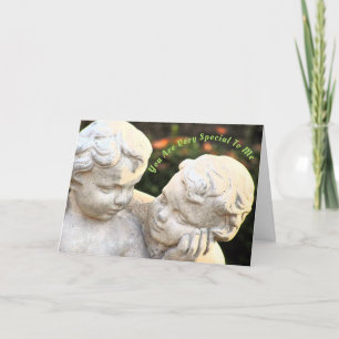ANPASSADE/"DU ÄR SÅ SPECIELL FÖR MIG"/TVÅ CHERUBS KORT