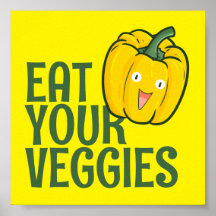 Anpassade Eat Your Veggies - Bell Pepper-version