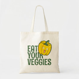 Anpassade Eat Your Veggies - Bell Pepper-version Tygkasse