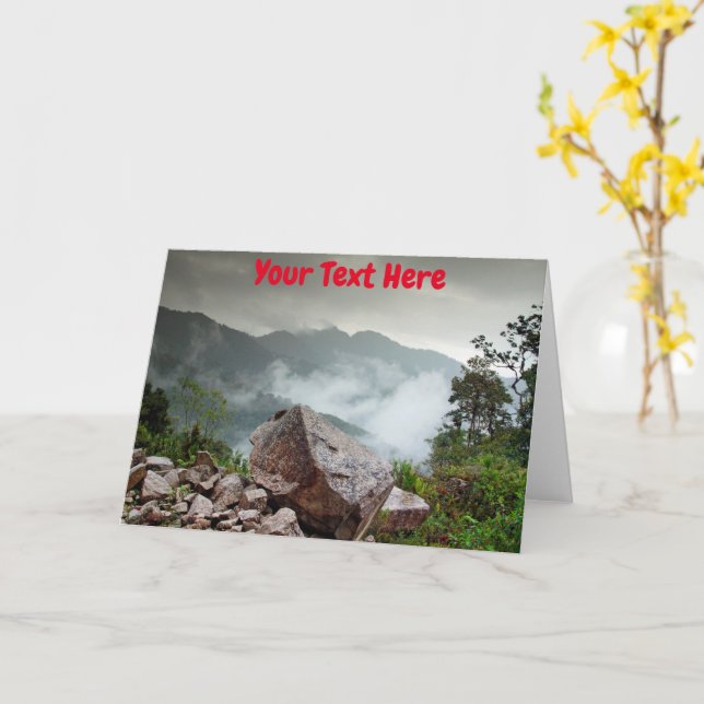 Anpassade Ecuador Kort (Gul blomma)