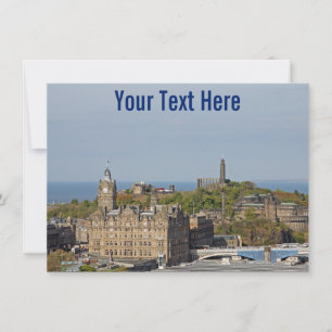 Anpassade Edinburgh, Skottlandskort