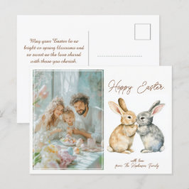 Anpassade 🐇 Egg-stra Cute Hoppy Påsk Helg Vykort