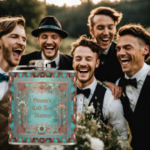 Anpassade Elegant Koppar Turquise Ram