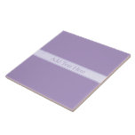 Anpassade Elegant Light Lavender Lila Kakelplatta<br><div class="desc">Eleganten tittar redot för din anpassning,  anpassa som du vill!</div>