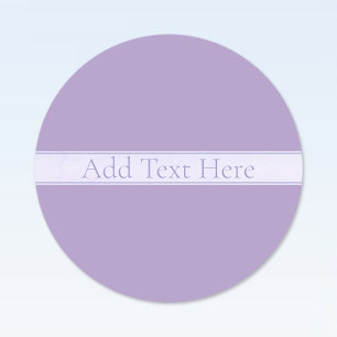 Anpassade Elegant Light Lavender Lila Klistermärke